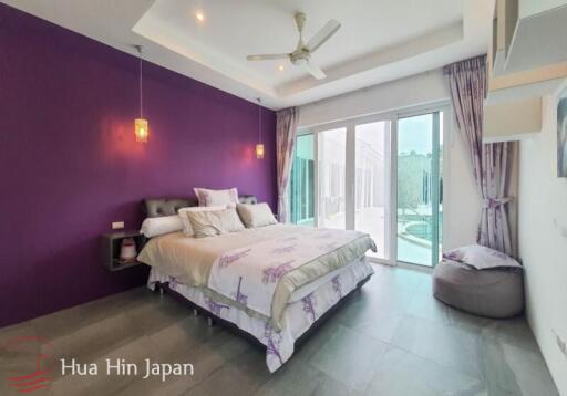 Super Modern 4 Bedroom Pool Villa on 1 Rai Land near the Town (Completed, Fully Furnished)