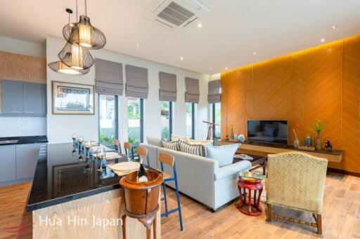 Top Quality Tropical Modern Design Pool Villa near Black Mountain Golf for Sale in Hua Hin (Off plan, fully furnished)