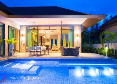 Top Quality Tropical Modern Design Pool Villa near Black Mountain Golf for Sale in Hua Hin (Off plan, fully furnished)