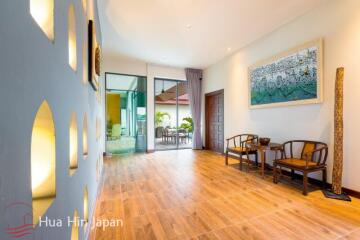 Top Quality Tropical Modern Design Pool Villa near Black Mountain Golf for Sale in Hua Hin (Off plan, fully furnished)