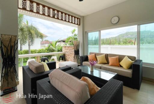 4 Bedroom Pool Villa next to Black Mountain Golf (completed, fully furnished)