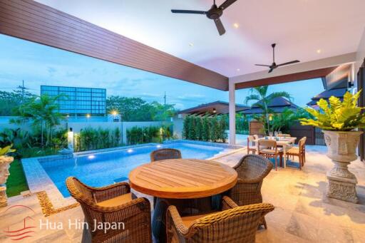 Top Quality 3 bedroom Pool Villa Very Close to Black Mountain Golf for Sale in Hua Hin