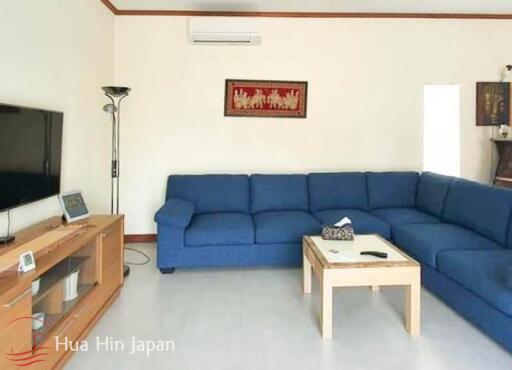 Beautiful 3 Bedrooms House Close to Makro Hua Hin (Completed, fully furnished)