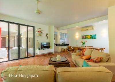 A Large 2 Bedroom apartment only 300 meter from Khao Takiab Beach.