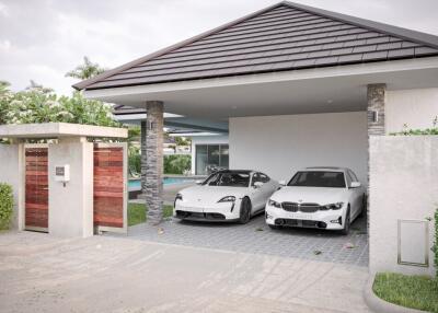 High-Quality, Energy-Efficient Pool Villas Near Black Mountain Golf & Hua Hin International School for Sale (Off-Plan)