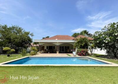 Very Solid 3 Bedroom Pool Villa on Large Plot near Downtown Hua Hin