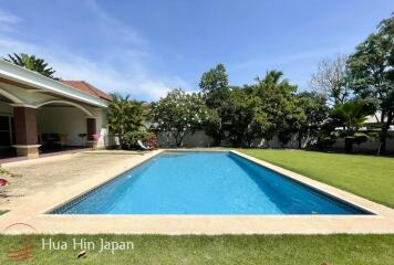 Very Solid 3 Bedroom Pool Villa on Large Plot near Downtown Hua Hin