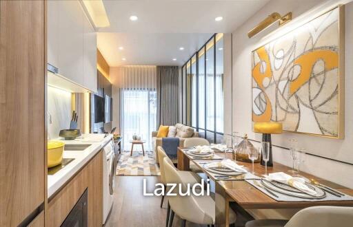 1 Bed 1 Bath 43.46 SQ.M MUNIQ Sukhumvit 23