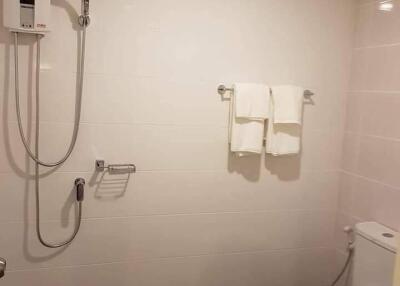 Bathroom with shower and toilet