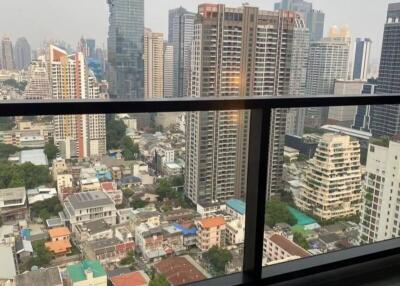 Balcony with city view