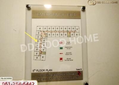 Emergency exit floor plan