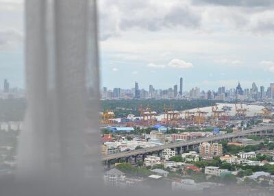 Cityscape view from building