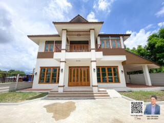 Two-story residential house