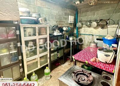 Simple kitchen with basic amenities