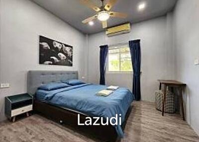 SINGLE HOUSE NEAR LOTUS PRAN BURI : 2 bed with 1 extra room outside