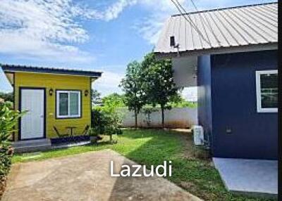 SINGLE HOUSE NEAR LOTUS PRAN BURI : 2 bed with 1 extra room outside