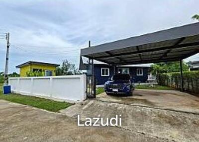 SINGLE HOUSE NEAR LOTUS PRAN BURI : 2 bed with 1 extra room outside