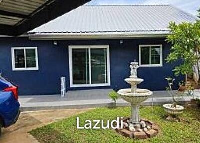 SINGLE HOUSE NEAR LOTUS PRAN BURI : 2 bed with 1 extra room outside