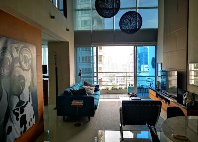 2 bedroom duplex condo for sale close to Ratchadamri BTS station