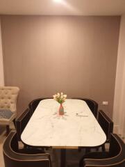 Dining room with table and chairs