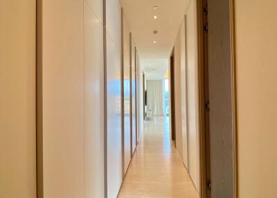 Bright and spacious hallway with modern design