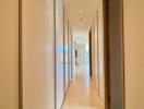 Bright and spacious hallway with modern design