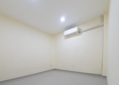 Empty room with air conditioning unit