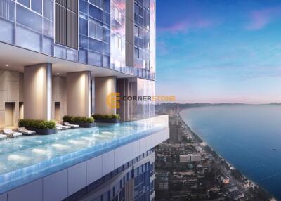 คอนโดนี้มี ห้องสตูดิโอ้  อยู่ในโครงการ คอนโดมิเนียมชื่อ Skypark Lucean Jomtien Pattaya 