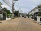 Residential street view