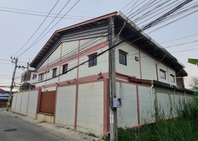 Exterior view of a residential building on a corner street