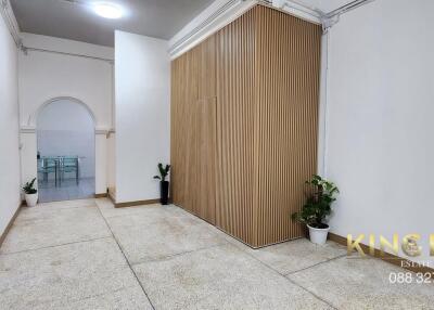 Spacious hallway with minimalist decor