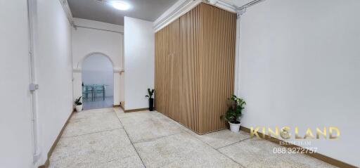 Spacious hallway with minimalist decor