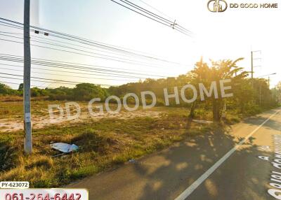 Vacant land with paved road access