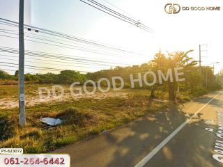 Vacant land with paved road access