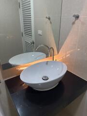 Bathroom sink with modern design