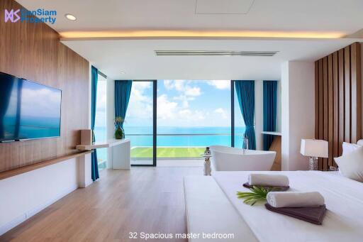 Contemporary Samui 5-Bed Sea-view Villa at The Wave2