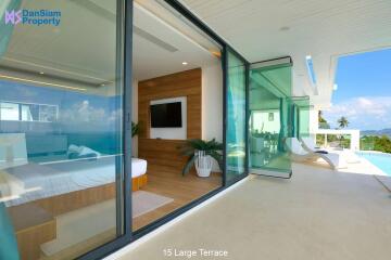 Contemporary Samui 5-Bed Sea-view Villa at The Wave2