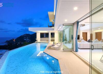 Contemporary Samui 5-Bed Sea-view Villa at The Wave2