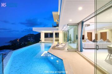 Contemporary Samui 5-Bed Sea-view Villa at The Wave2