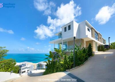 Contemporary Samui 5-Bed Sea-view Villa at The Wave2