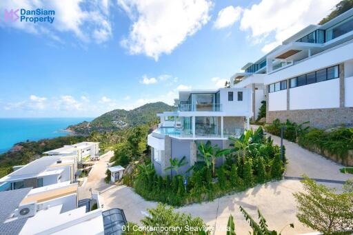 Contemporary Samui 5-Bed Sea-view Villa at The Wave2