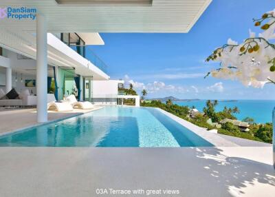 Contemporary Samui 5-Bed Sea-view Villa at The Wave2