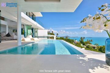 Contemporary Samui 5-Bed Sea-view Villa at The Wave2