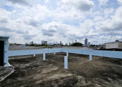 Rooftop with city view