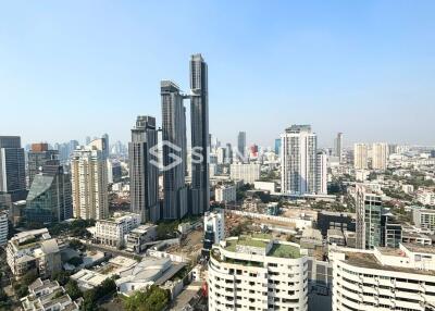 View of cityscape with high-rise buildings