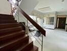 Staircase view of modern living space