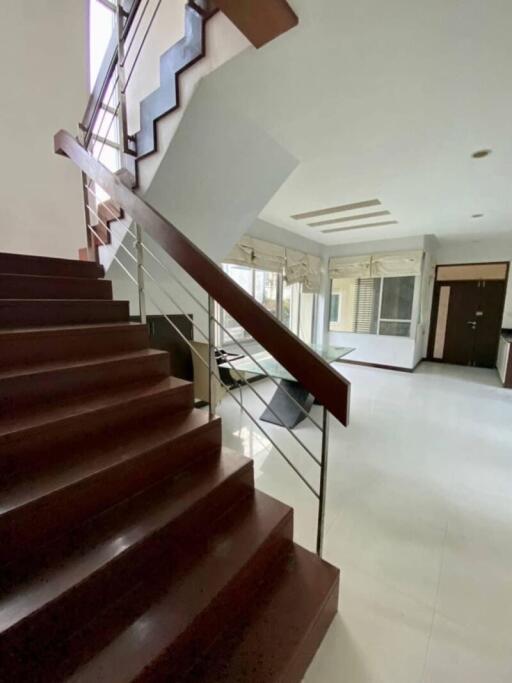 Staircase view of modern living space