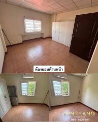 Bedroom with tiled flooring and wardrobe