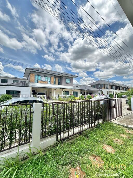 Residential neighborhood with modern houses