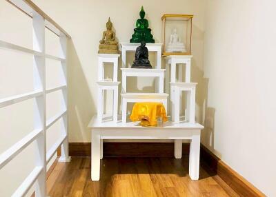 Hallway with a small altar